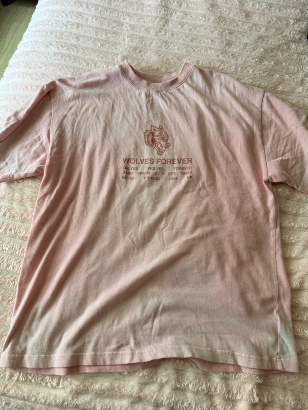 Wolves Forever Pink Graphic Tee